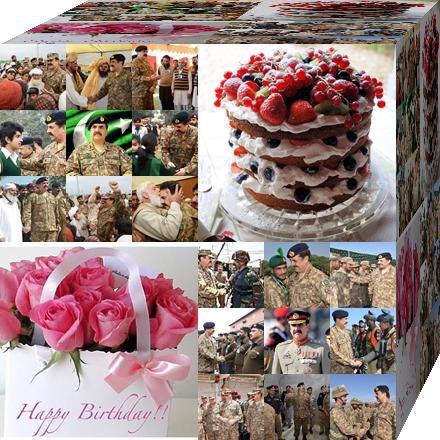 Happy birthday general raheel sharif Proud son of pakistan   