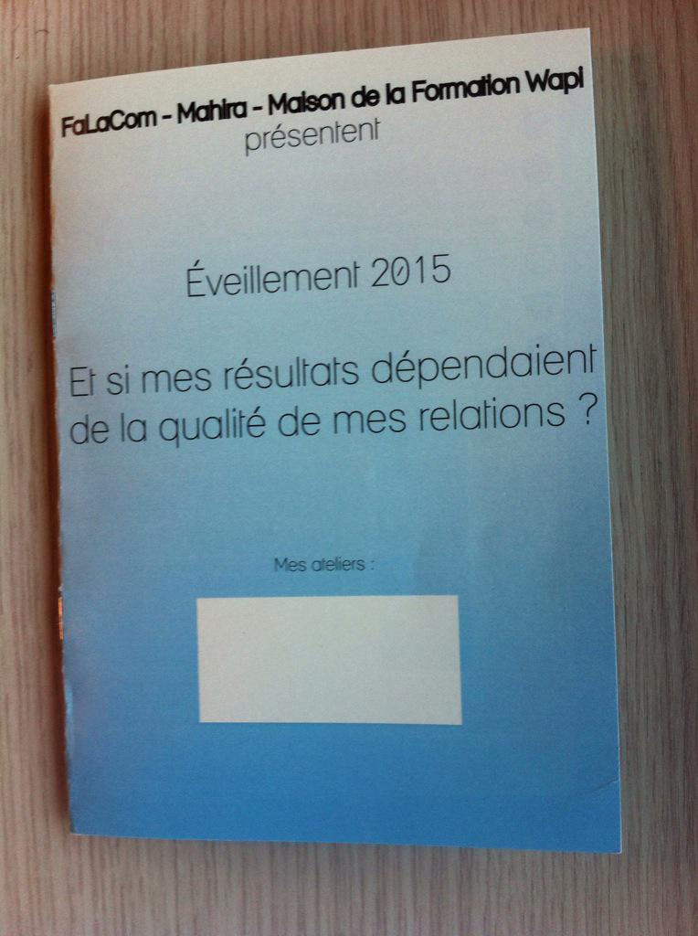 TravailHeureux's tweet image. #eveillement2015. Organisée et animée entre autres par @PatrickTHERY @ApprendrAvancer @lefablah