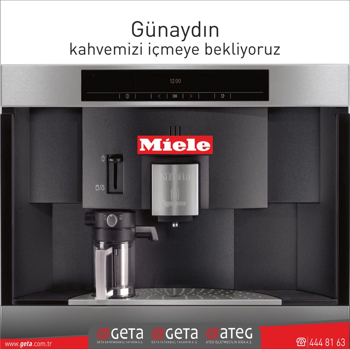 Günaydın.. Kahvemizi İçmeye Showroomlarımıza Bekliyoruz.. <a href="/MieleUSA/">Miele USA</a>