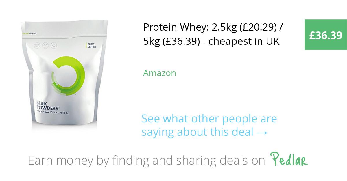 strongmanorg's tweet photo. Protein Whey: 2.5kg (£20.29) / 5kg (£36.39) - cheapest in UK, £36.39 at Amazon https://t.co/93FcnvYKyJ via @PedlarCo http://t.co/VdE3Gxr3Si