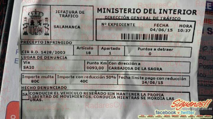RadarSegovia's tweet photo. #RadaresCyL
Si os gustó la multa de los chicles... llega desde Salamanca la segunda parte!!
•
#RT #RETWEET #COMPARTE http://t.co/urgHIuuVp4