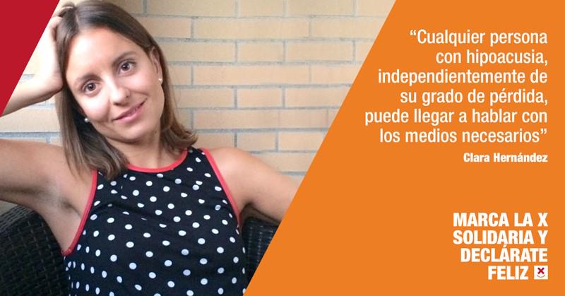 Cuando marcas X solidaria haces posible historias como la de Carla #declaratefelizx goo.gl/rmX8YJ