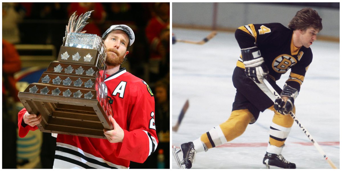 SportsCenter's tweet photo. Duncan Keith joined Bobby Orr as only defensemen to win Conn Smythe Trophy &amp; score game-winner in Cup-clinching game. http://t.co/YCh9br8NbD