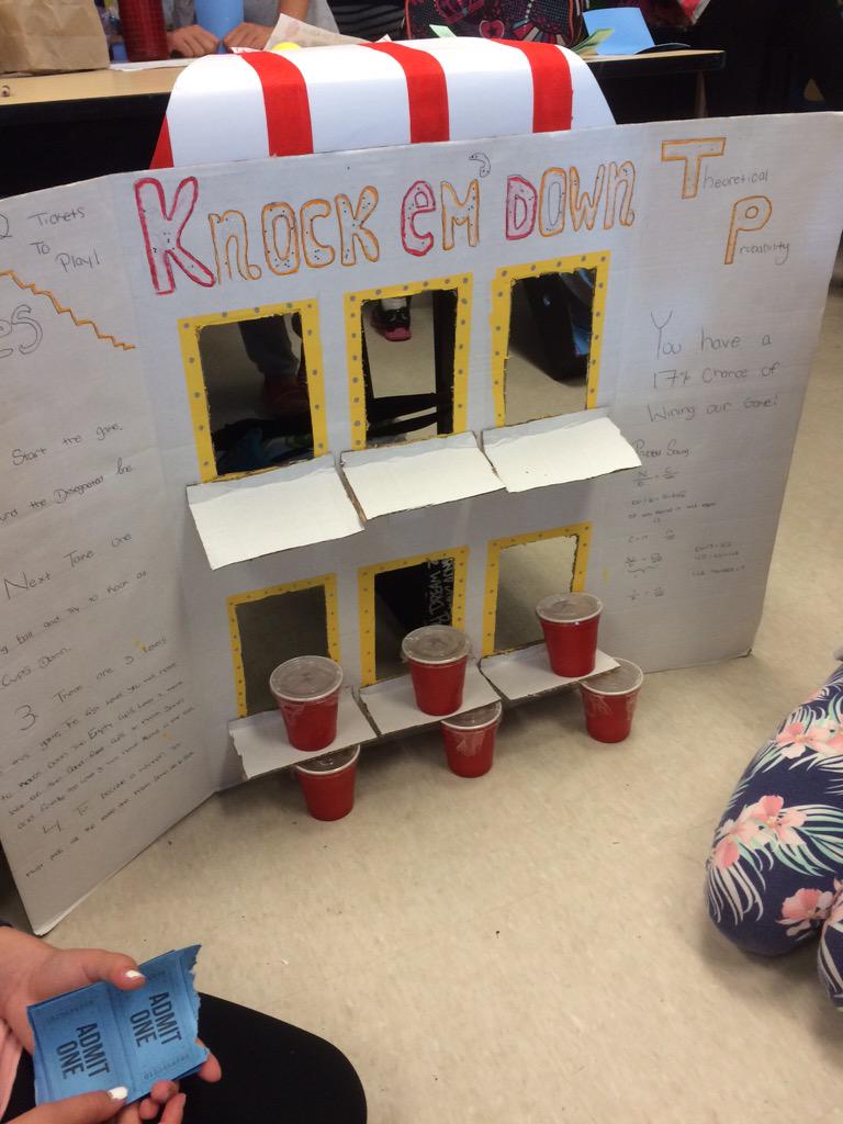 MsTOWN's tweet image. "It's like a real carnival!" At the grade 6 #probabilityfair @Lisa_Donohue @APotashner