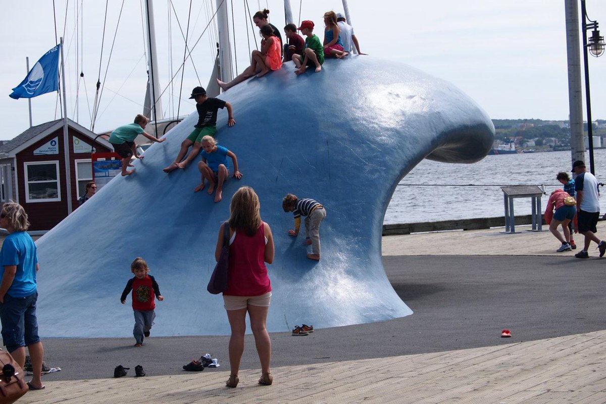 CBCNS's tweet photo. RT @Brett_CBC: Looks like the #HalifaxWave is getting more seating. http://t.co/lnODYSUe9H