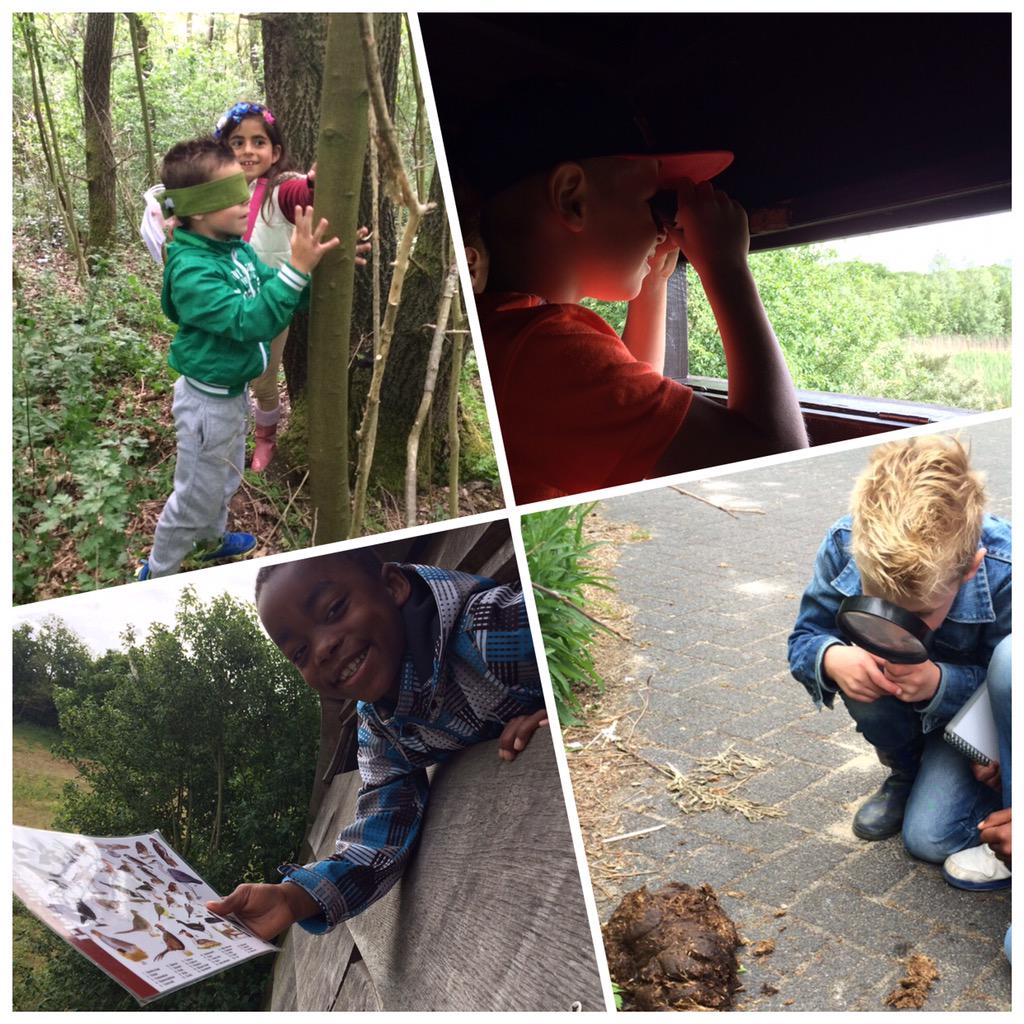 campuscolumbus's tweet image. Op #Ontdekkingsreis in de natuur bij @dehoep #UnitC