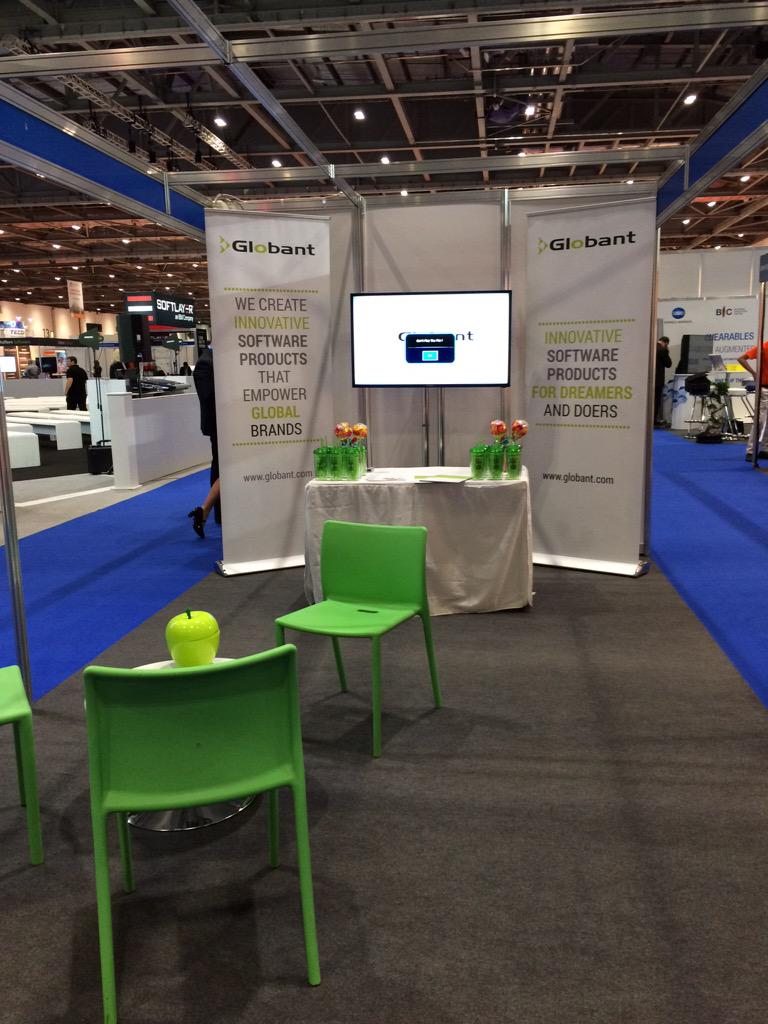 FauenNY's tweet image. Globant ready for #InteropLondon stand #420 #Lndtechweek