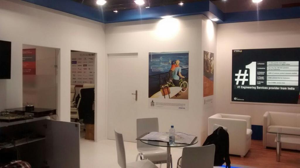hclers's tweet photo. We're all set for day 2! Come see us #EngineeringExperiences for #PAS15 | @hcltech at @salondubourget http://t.co/pXbW4XcOcv