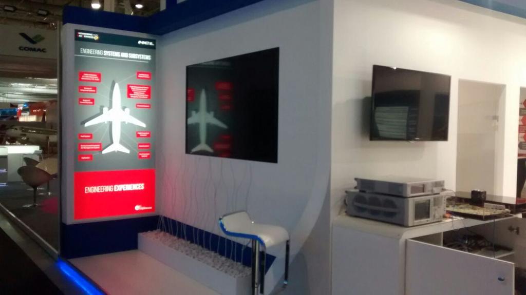 hclers's tweet photo. We're all set for day 2! Come see us #EngineeringExperiences for #PAS15 | @hcltech at @salondubourget http://t.co/pXbW4XcOcv