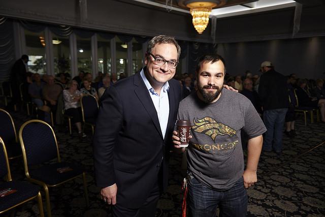 BoycottTims's tweet photo. #cdnpoli #tcot Grabbing your morning coffee? @EzraLevant says #BoycottTims :-) http://t.co/pTy3PC34FE http://t.co/wxYoiJh4E9