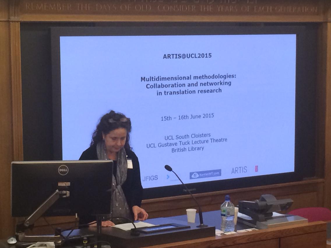 Deborah Dawkin on working with archives. #artis15ucl