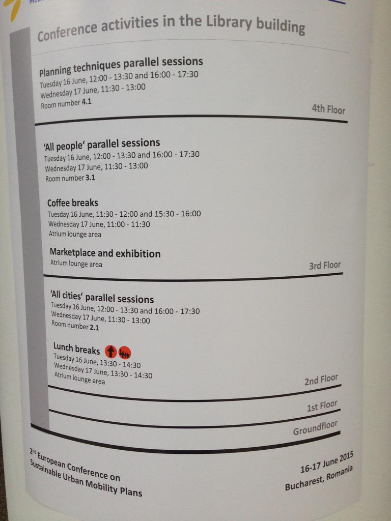 Pentucci's tweet image. #SUMPConference2015 #parallelsessions @pumasproject #bucharest #allpeople @SUMPendurance