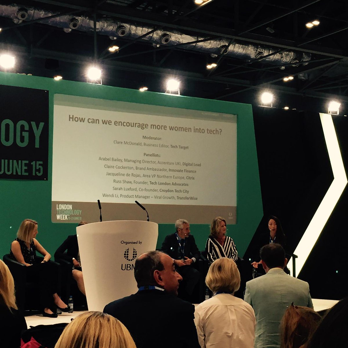 Pabu01's tweet photo. @RussShaw1 and Wendi Li at #interop15 about #womenintech yes!!! Cc @datagirls @ditudee http://t.co/SwUimzLEin