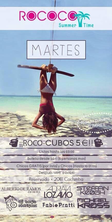 listas_ulises's tweet photo. MARTES ROCOCÓ
👩 GRATIS (hasta las 3h,)
👦 GRATIS (hasta la 1h, después 1x6 o 2x10 hasta las 3h)
     ★★LISTA ULISES ★★ http://t.co/sc7paWh86s