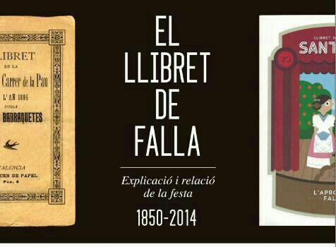 Des del 18 de juny...

Exposició "El llibret de falla. 1850-2014", comissariada per <a href="/estudisfallers/">Estudis Fallers</a>. Vos esperem!