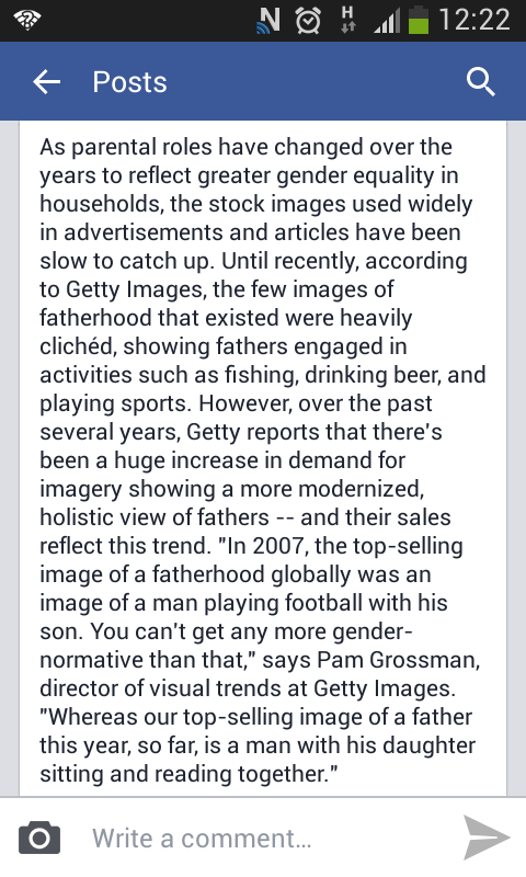 BentonParkSocio's tweet image. #masculinity #newman #changingroles - taken from @amightygirl