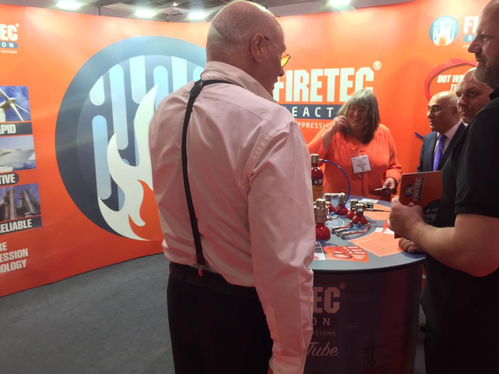 FiretecReacton's tweet image. Busy busy at stand D85 don't forget to come on by. Reacton R108 is going down a storm! @FIREXIntl @IFSEC #firex