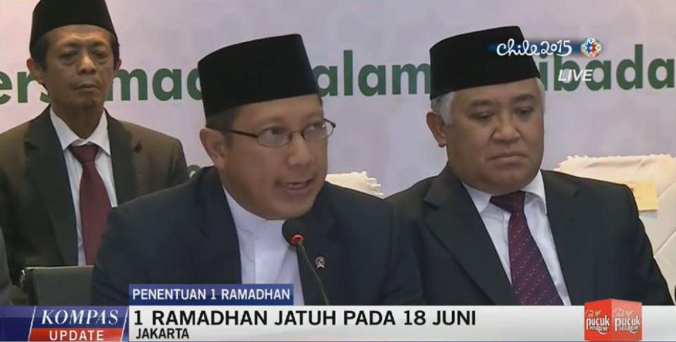 KompasTV's tweet photo. 1 Ramadhan jatuh pada Kamis, 18 Juni 2015 https://t.co/kg3rT3PgBY http://t.co/q9Rv7vo1UG