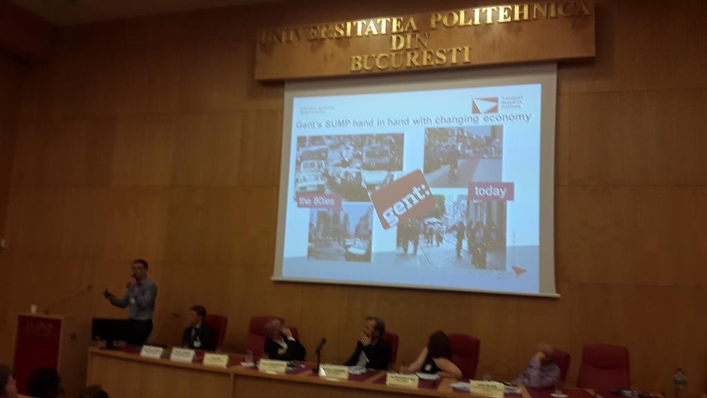 Dirk_Lauwers's tweet image. Gent getoond als goede praktijk in EU conferentie in Boekarest #SUMPConference2015