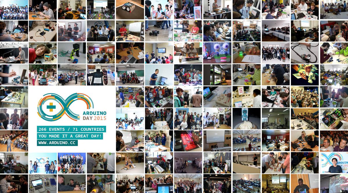 FuturaDubrovnik's tweet image. [ARDUINO DAY 2015] @FuturaDubrovnik participated in #ArduinoD15. Some of our pictures found place on official poster.