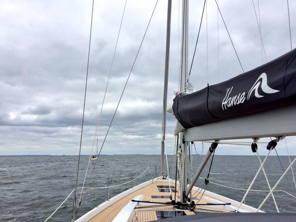 MChiaraAllegra's tweet photo. #sailing in the northern sea! ❄️ #elvstrom #hanse http://t.co/1NU33I3skJ