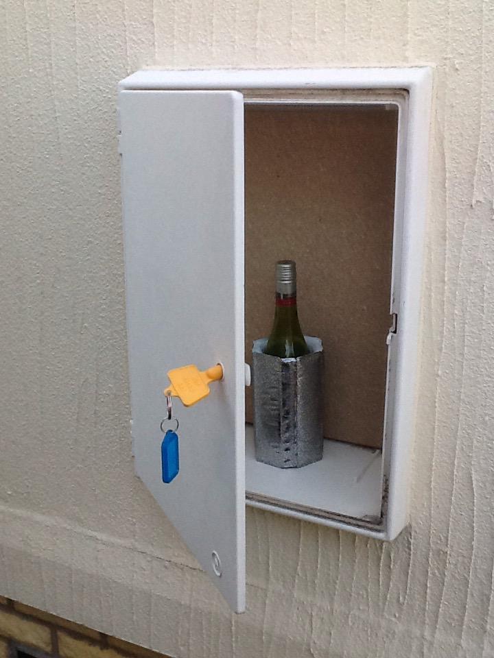 jee55's tweet image. We were wondering what to do with a redundant electrics box.....