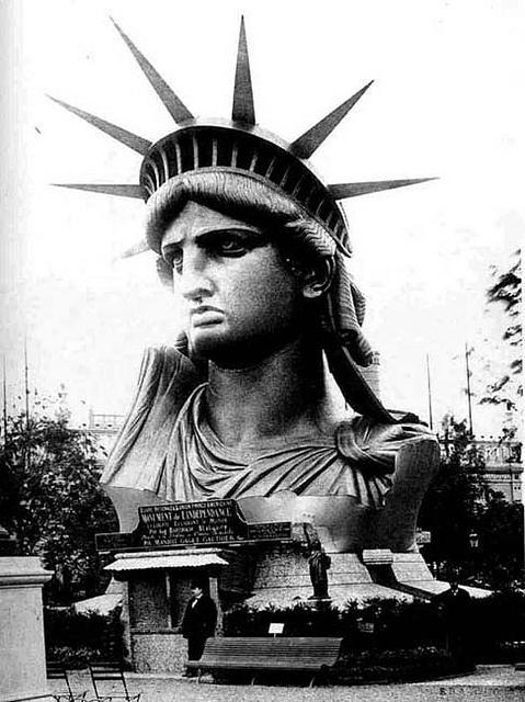 What Did The Statue of Liberty Look Like  on 6/17/1885 
