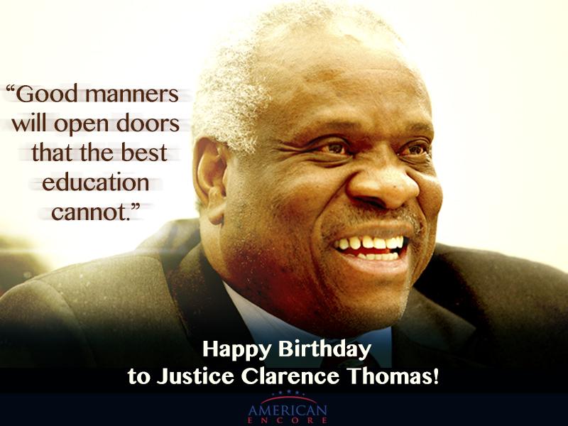 Happy Birthday to Justice Clarence Thomas! 