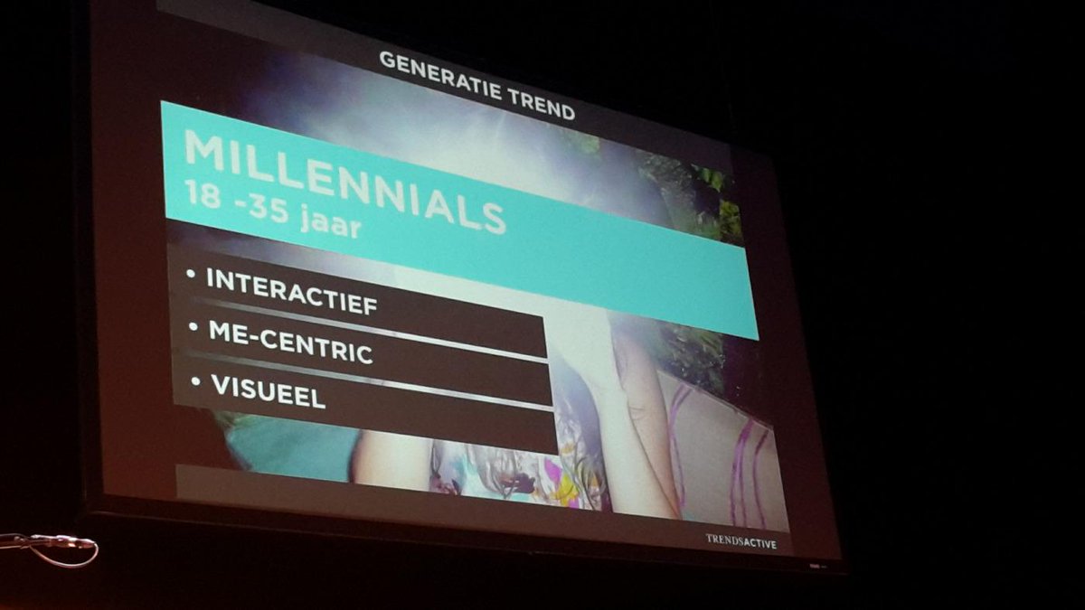 packt2015's tweet image. Bas Delmee van @TrendsActive vertelt over de generatie Milennials. @packt2015