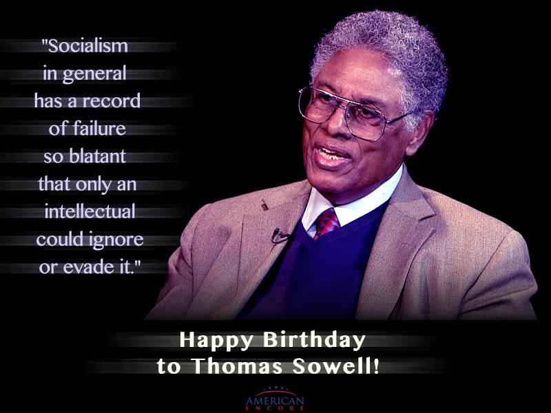 Happy Birthday to Thomas Sowell! 