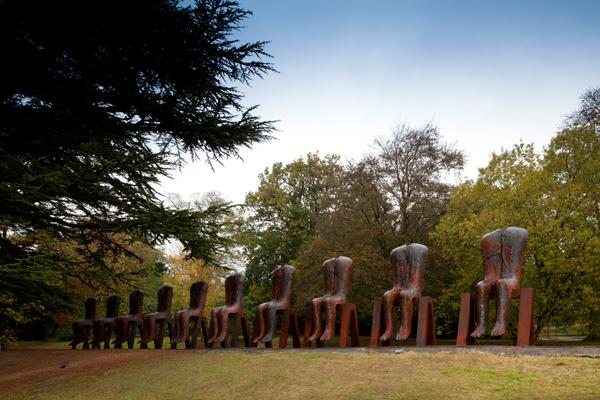 Happy birthday to Magdalena See Ten Seated Figures (2010) in Lower Park  