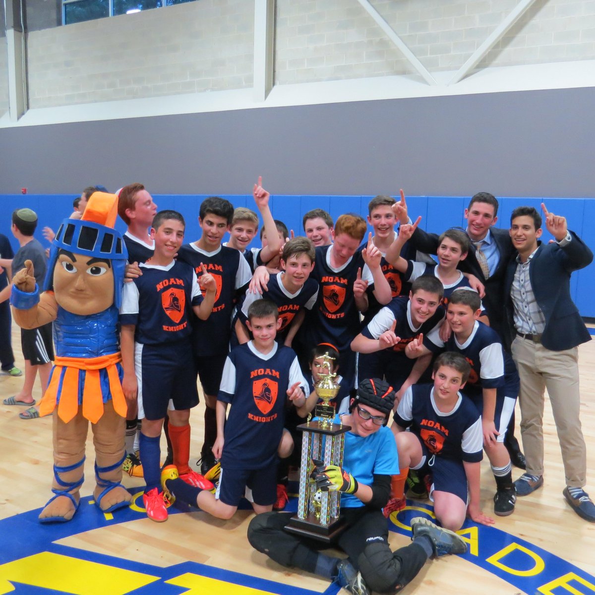 WeLoveYN's tweet photo. Our 8th Graders graduated and our Inaugural Boys Soccer Team Won the Championships! http://t.co/dpAthgaPHh