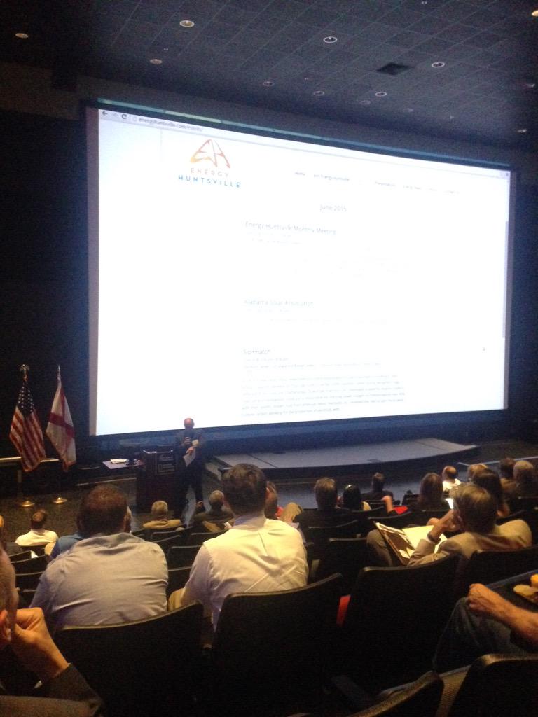 EnergyHSV's tweet photo. Energy Huntsville Monthly Meeting off to a great start! http://t.co/m3M49HA8HI