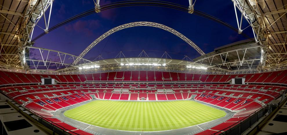 Inside Wembley Stadium