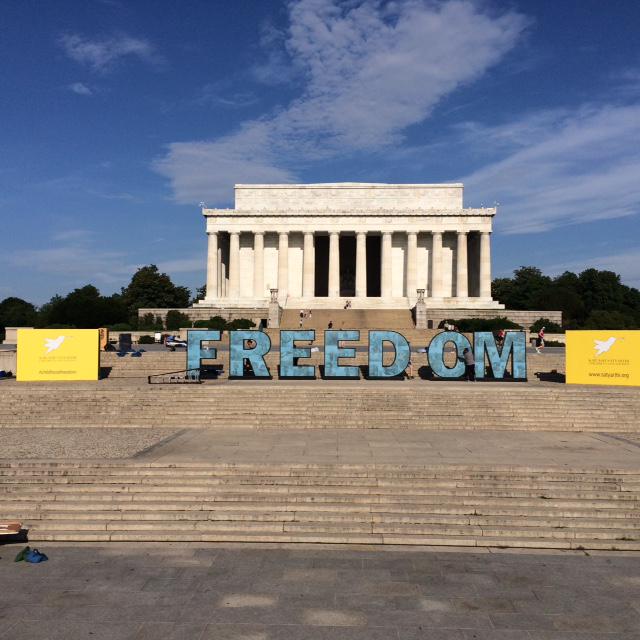 See you at 4 pm at Meet Up for #childhoodfreedom @ Lincoln Memorial, 157 years since Lincoln's House Divided speech