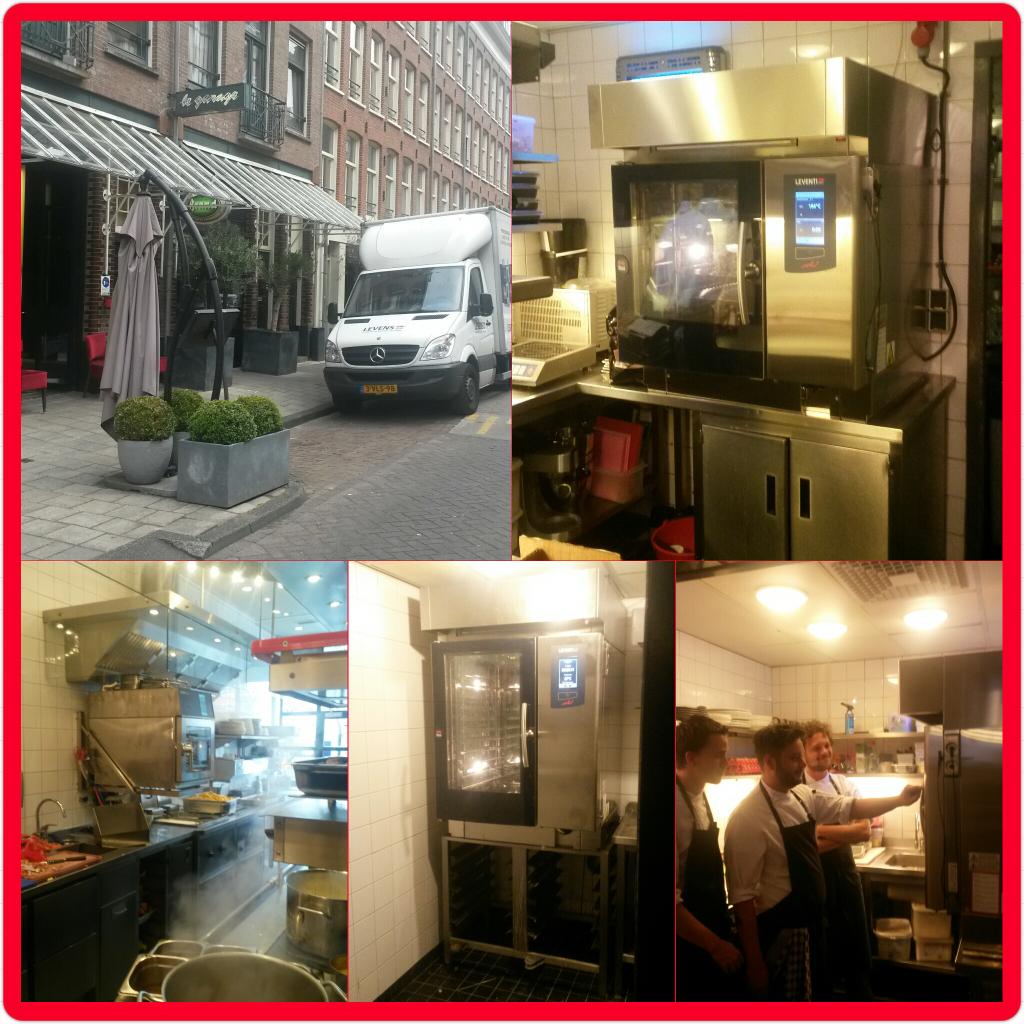 RobinBanen's tweet image. Vandaag zijn de 3 nieuwe #leventi ovens geleverd door @LevensCBS aan  restaurant Le Garage @erwijn @CuliJoop