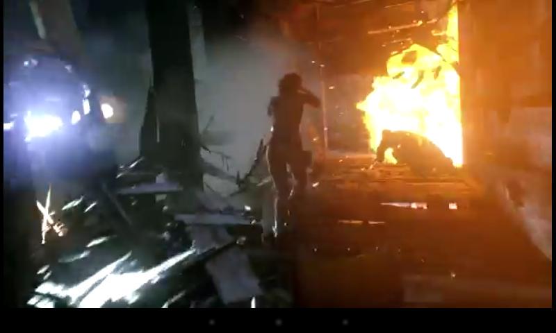 Explosion on #RiseOfTheTombRaider