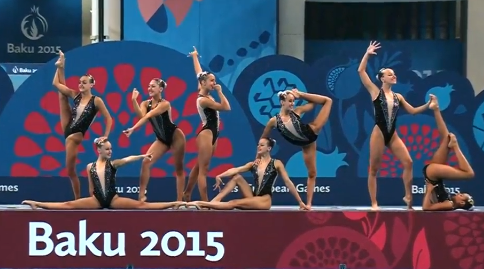 ¡MEDALLAAAAAAA DE PLATAAAAAAA del combo de <a href="/spanishsynchro/">Spanish Synchro Team</a> para acabar #Bakú2015! ¡GRAN EJERCICIO! #Sincronizada