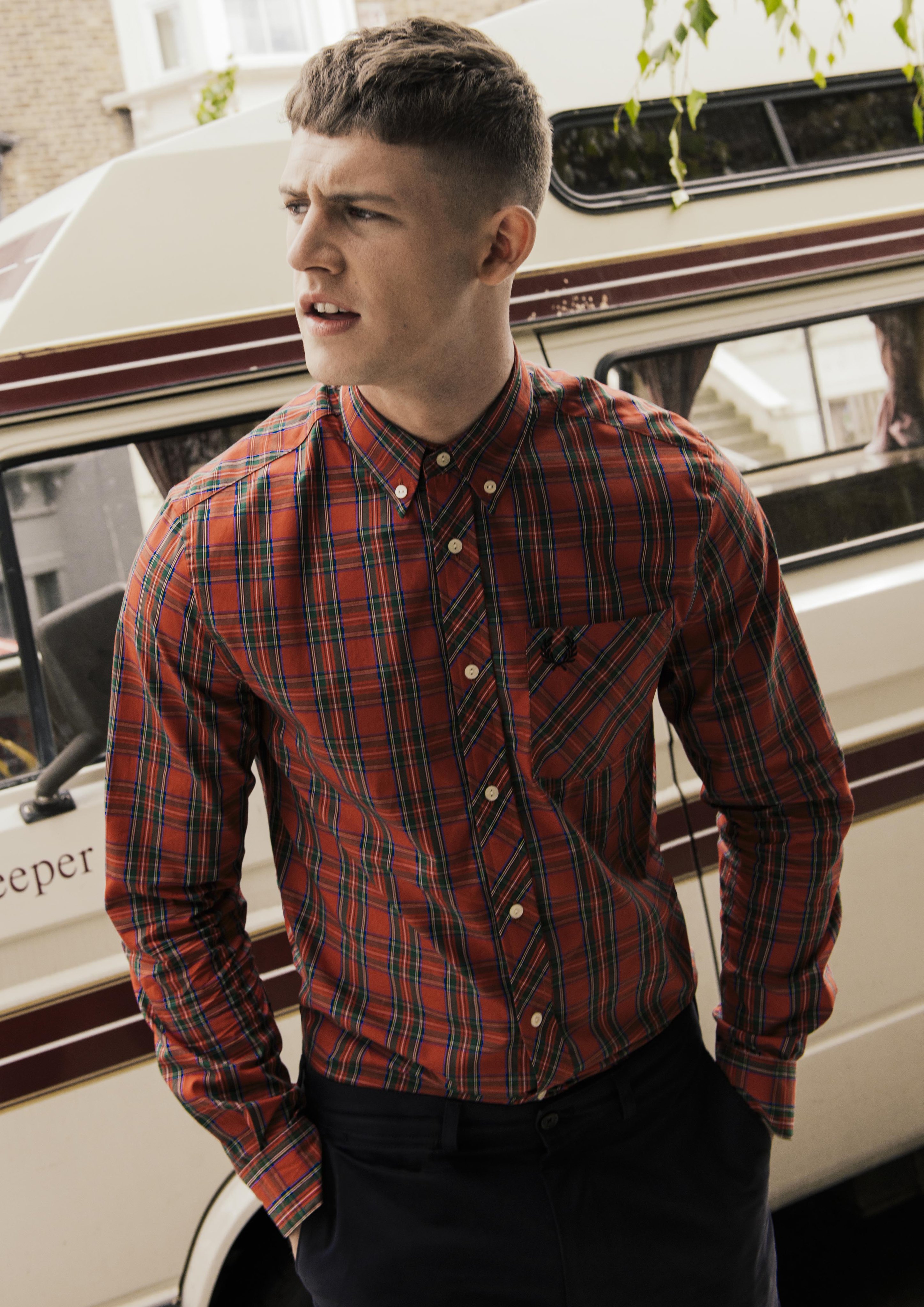 Fred Perry on Twitter: "The Fred Perry Stewart Tartan Shirt. Always a  classic. http://t.co/6EFntAfrjO" / Twitter