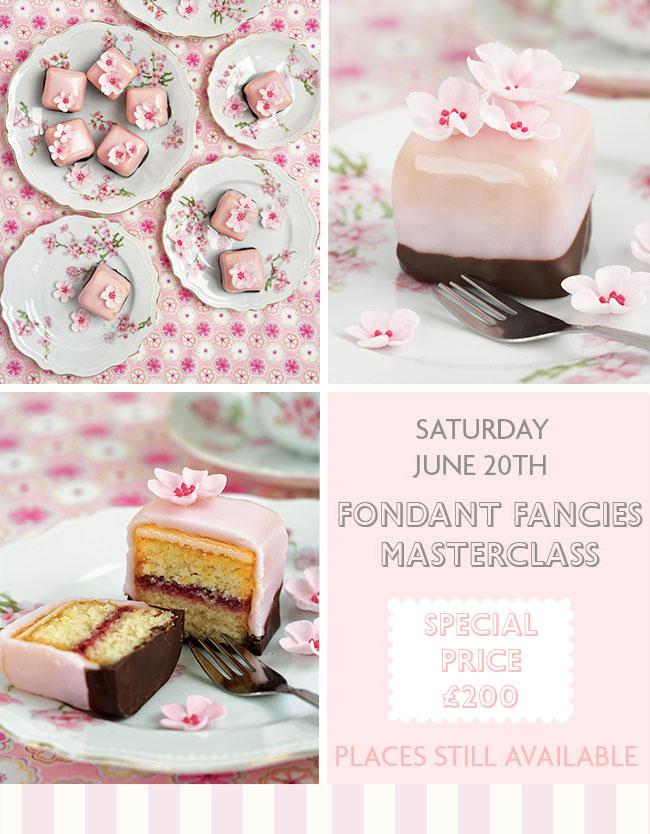 Places still available for Fondant Fancies Masterclass at  #PeggyPorschenAcademy this Saturday peggyporschenacademy.com/products/Fonda…