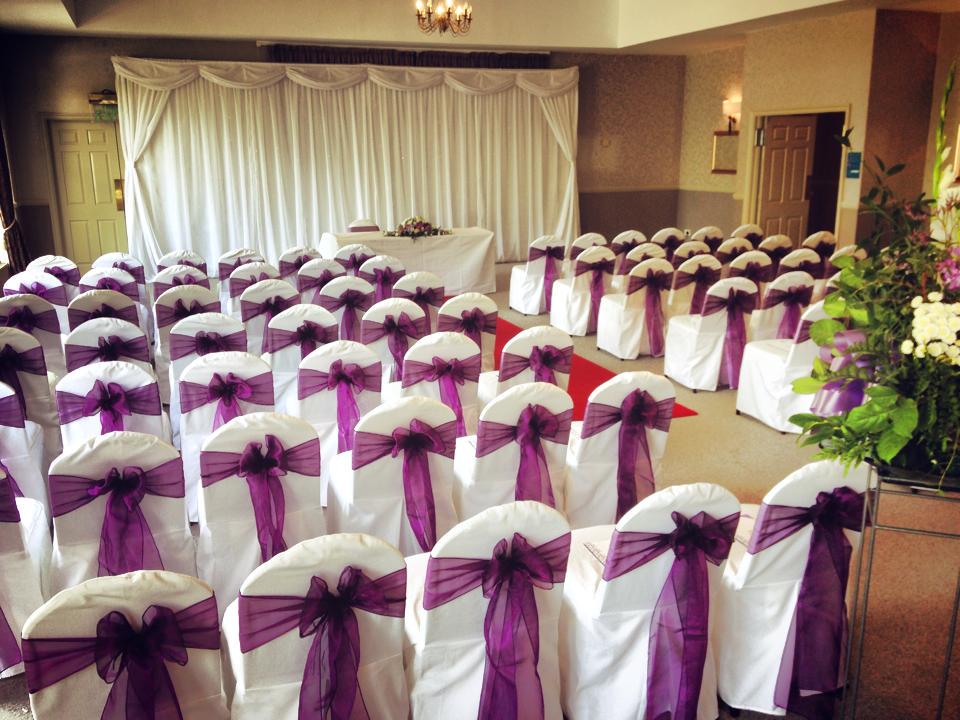 Take a peak at our Normanton Suite dressed for a Ceremony for 80 guests! #Weddings #Notts <a href="/ClumberHotelSpa/">Muthu Clumber Hotel</a>