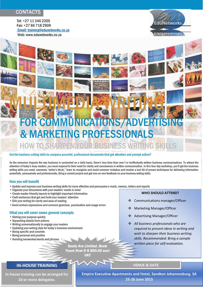 EdunetWorks's tweet image. Our forthcoming course schedule, commencing 25 June 2015 is out! Enrolments are now open!