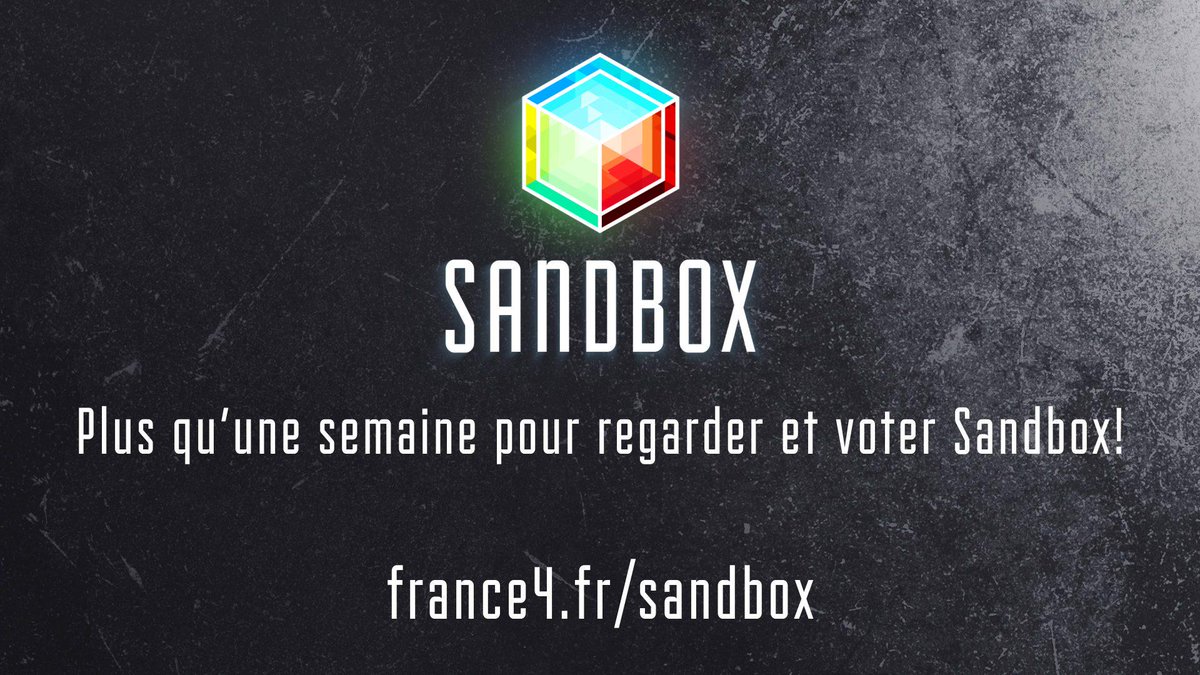 SandBox_Lab's tweet image. Ultime diff de #SandBox sur @France4tv ce soir! Et sur france4.fr/sandbox, regardez l'émission depuis l'étranger.