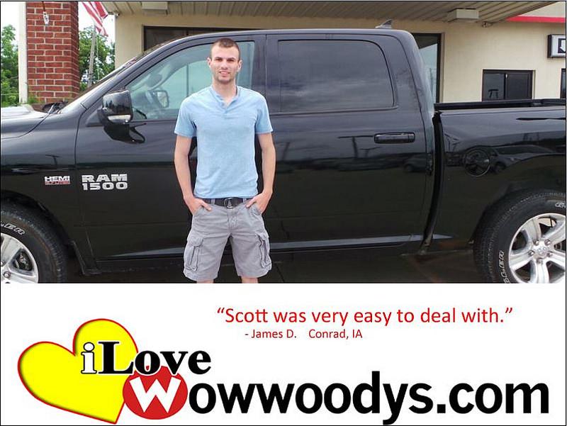 WowWoodysHolly's tweet photo. "Scott was very easy to deal with - from the first call to the end of the process." @WowWoodys #usedcarsonline #cars http://t.co/aT1ABPrtwv