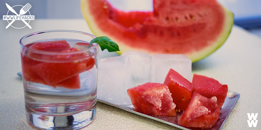 ww_us's tweet photo. Chop up and freeze some 🍉 for a 0 PPV addition to drinks that tastes as good as it looks. #WWLifeHack http://t.co/BXaNEu2Spd