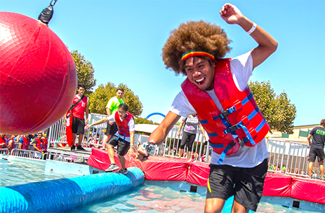 TheEventsDC's tweet photo. Crash, smash and splash this Saturday at the #WipeoutRun on RFK Festival Grounds. Tix: http://t.co/RIPWHkb6gl http://t.co/N02gjWvc3h