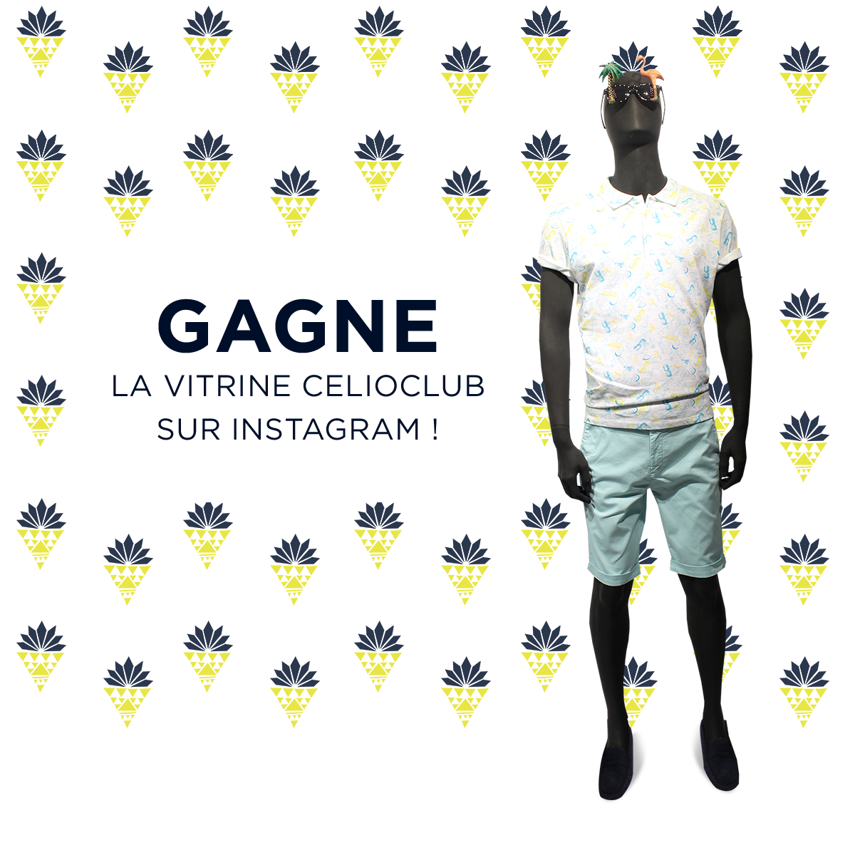 CelioClub's tweet photo. [#Jeu #FeteDesPeres] Tu veux gagner la vitrine #CELIOCLUB ? Rejoins-nous sur Instagram : http://t.co/OVVJatoXqz http://t.co/KpzeJkjfRd