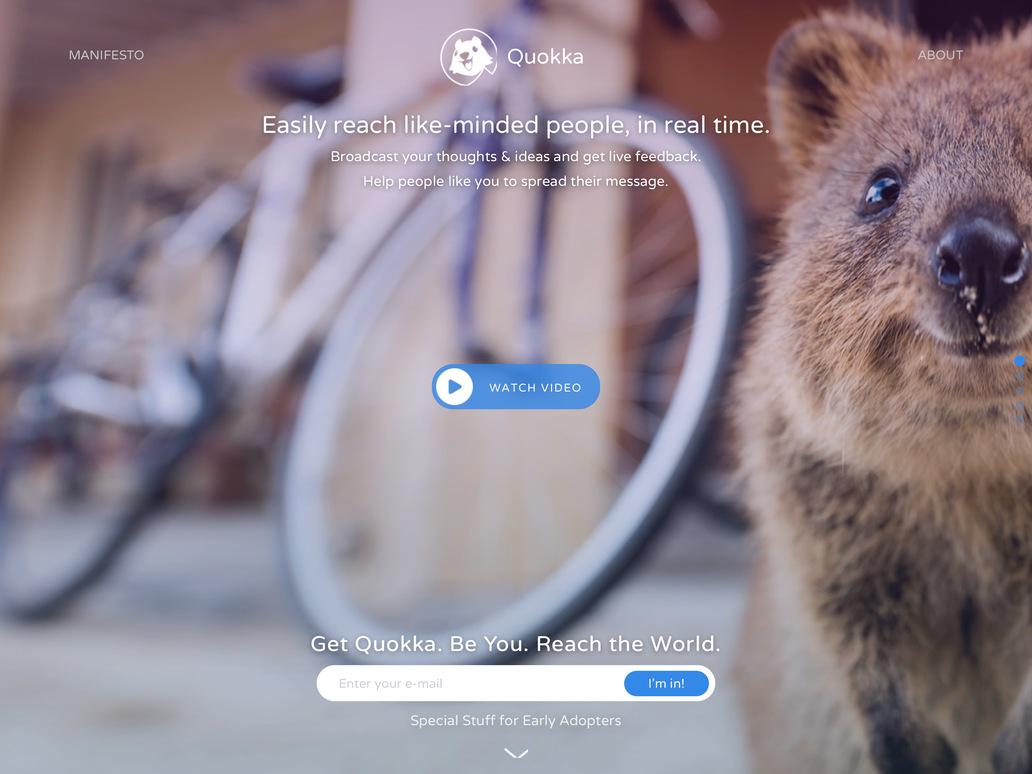 BetaList's tweet photo. Quokka: Improve your social reach to the right audience http://t.co/iA1wob5WKE http://t.co/LSpeHgLrqB