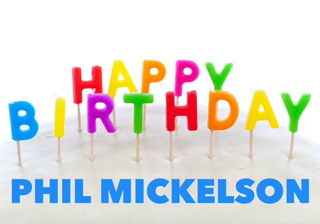 Remessage to help us wish Phil Mickelson a happy birthday! The five-time major champion turns 45 today! 