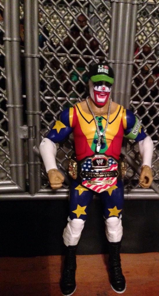 Taw691's tweet photo. @GrimsToyShow  Hi kids its your ol pal doink the clown here!! http://t.co/kB2XSUfF5Y
